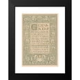 thumbnail image 2 of Antoon Derkinderen 11x14 Black Modern Framed Museum Art Print Titled - Title Page of Gedenkboek Der Hollandsche Painting from the Tydperk from 1860 to 1890 (1896), 2 of 5