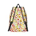 thumbnail image 3 of Balery Colorful Leaves Vintage Canvas Backpack for Men and Women - Large Capacity, Durable Travel Laptop Bag for School, Work, Hiking, and Outdoor Activities, 3 of 7