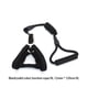 thumbnail image 2 of Greeniant Arnés para cerdos, arneses para caminar, correas portátiles de nailon, cinturón seguro, resistencia a la tracción, cuerda de plomo Tubos y túneles para animales pequeños Negro, 0.2*120 cm XL, 2 of 6