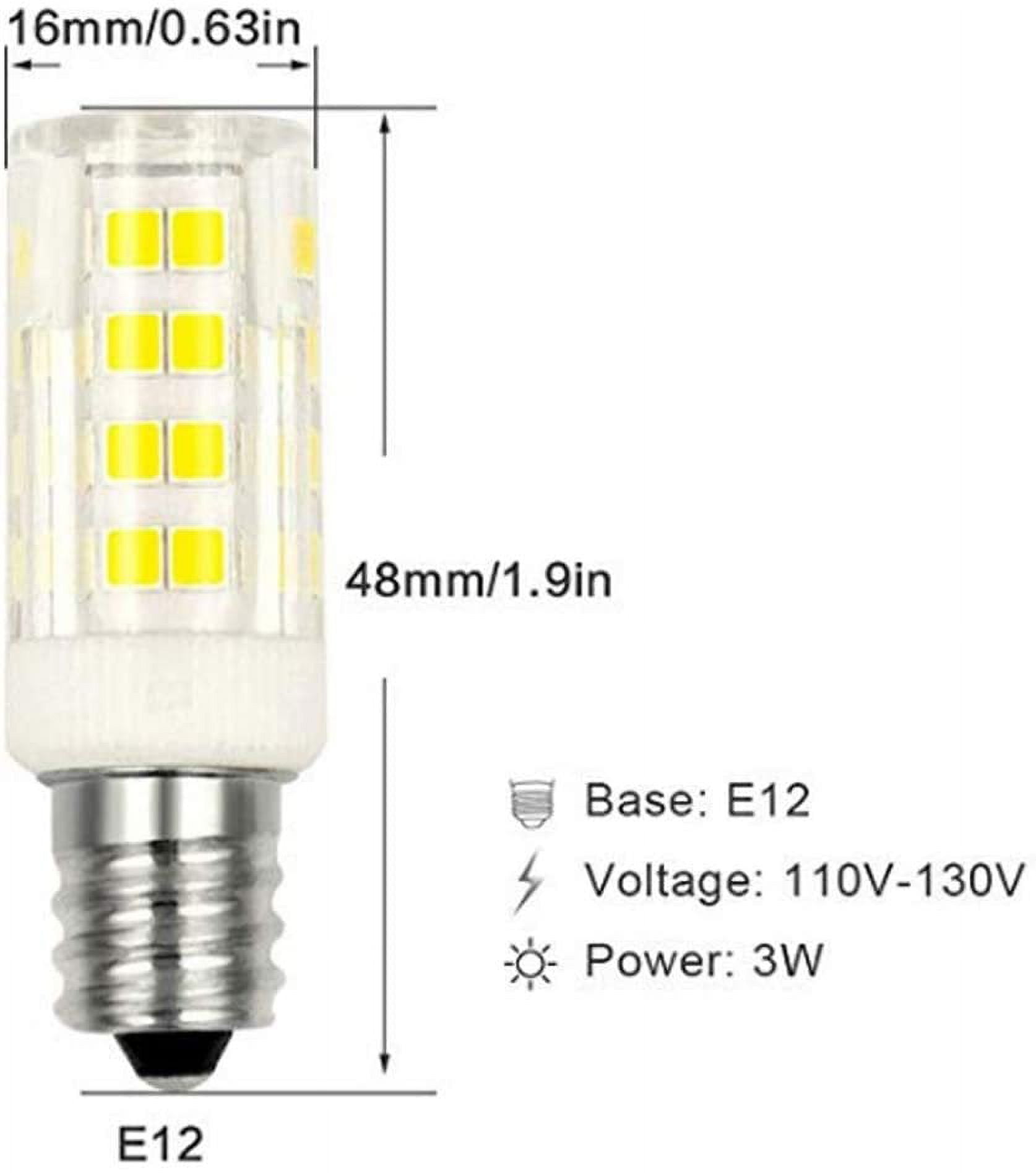 LED Light Bulb for Mosaic Turkish Lamp E12 LED Light Bulbs 3W = 30W Halogen Pre Pack 10
