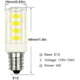 thumbnail image 4 of LED Light Bulb for Mosaic Turkish Lamp E12 LED Light Bulbs 5W = 50W Halogen Pre Pack 2, 4 of 9