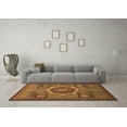 thumbnail image 3 of Ahgly Company Indoor Rectangle Oriental Brown Modern Area Rugs, 2' x 5', 3 of 4