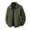 02-Army Green, variant on Atogsazn Men's Sherpa Line Jacket Casual Full Zip Long Sleeve Corduroy Coat Collared Outerwear Tops Outfit 01-Gray XL Fashion
