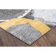 thumbnail image 3 of LBaiet 2' x 3' Gray and Yellow Rectangular Scatter Area Throw Rug, 3 of 4