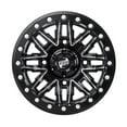 thumbnail image 6 of (2 Pack) 4/156 Tusk Nebo Beadlock Wheel 14x7 5.0 + 2.0 Machined/Black for Polaris Rzr 570 2012-2021, 6 of 8