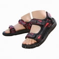 thumbnail image 3 of TOWED22 Kids Boys Sports Sandals Open Toe Fashion Athletic Summer Sports Sandals for Kids Hiking Beach Outdoor(Little Kid/Big Kid)(Red,13.5), 3 of 9