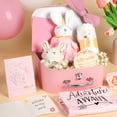 thumbnail image 3 of Set de regalo para bebés Naozinebi para niñas recién nacidas con sonajero, 3 of 7
