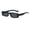 Black, variant on Miorin Under $5 Retro Rectangular Sunglasses for Women Retro Small Narrow Thin Slim Square Sun Glasses Black Frame Black Lens Sunglasses