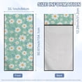 thumbnail image 7 of XYZCANDO White Daisy Seat Cover Towel Absorbent Soft Beach Towels Car Seats Covers Waterproof and Sweatproof Towel Seat Covers Universal Fit for Most Cars SUVs and Sedans, 7 of 7