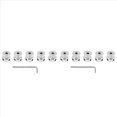 thumbnail image 1 of 10Pzs Polea de Correa Dentada de Aluminio GT2 20 Dientes Diametro 5 mm 6 mm Y Llave para Impresora 3D RepRap Prusa I3, 1 of 5