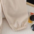 thumbnail image 6 of Toddler 18-24 Months Boys Cargo Joggers Pants Drawstring Jogging Pants Elastic Waist Trousers 6-12 Months 12-24 Months 2T 3T 4T 5T 6T 7T 8T 9T Children Beige School Uniform Pants, 6 of 8
