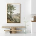 thumbnail image 4 of PixonSign Framed Wall Art Country Trees Near Mountain Valley Floral/Botanical Nature Wilderness Artwork Rustic Oil Paintings Modern Scenery Canvas Prints Colorful for Rooms - 16"x24" Natural, 4 of 5