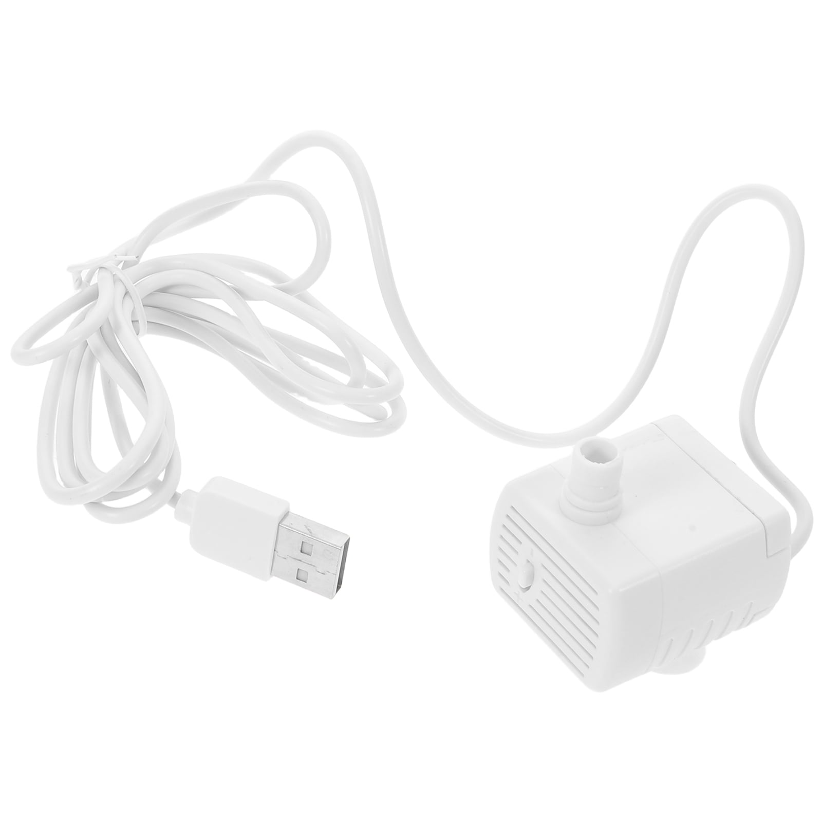 OUNONA White Pet Fountain Motor Replacement with Quiet Performance and Dry Stop 1 Piece