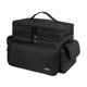 thumbnail image 3 of Bolsa de tejer, bolsa de almacenamiento de hilo de , compartimentos multifunción, bolso de mano, organizador de tejido para manualidades, 3 of 9