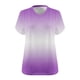 thumbnail image 4 of Fiudx Camisas de Mujer Camiseta Deportiva de Verano Estampada de Manga Corta con Cuello En V de Gran Tamaño para Mujer, 4 of 4