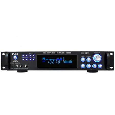 PylePro - P1001AT - 1000 Watts Hybrid Pre-Amplifier w/AM/FM Tuner