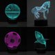 thumbnail image 3 of Base De Luz Nocturna Led 3D, Soporte De Lámpara Que Cambia De Color Táctil Para Mesa, Boda, Decoración Navideña Sweethay HA019960-00, 3 of 6
