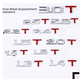 thumbnail image 1 of Pegatinas de metal 3D para coche, pegatinas de etiquetas para coche de 1,8 T, pegatinas de desplazamiento creativas de 1,5 T, etiquetas de 2,0 T, pegatinas de etiquetas V6 4WD, 1 of 3