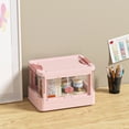 thumbnail image 1 of Up to 65% off Plastic Storage Bins For Closet Organizers And Storage, Folding Storage Box, Stackable Storage Bins With Open Front Door, Collapsible Storage Bins, 1 of 8
