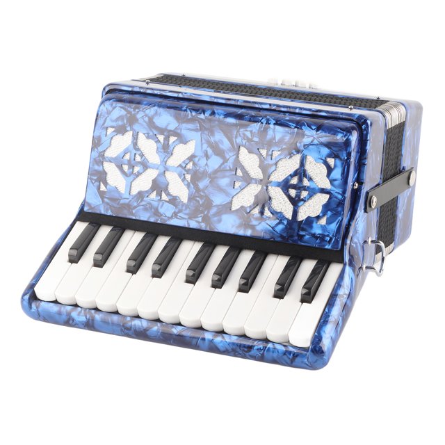 Keyboard Instrument,Accordion Bright Color 22‑Key Key Accordion Beginner Accordion Time-Tested Durability