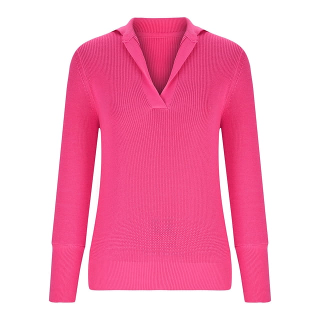 Aqestyerly Cardigans Tricotés pour Femmes Mode Femmes Décontracté Col en V Manches Longues Chandail Blouse Chandail Hauts