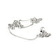 thumbnail image 4 of Anillo de nudillo de plata Yuyangstore Charm Leaf Rhinestone, 4 of 8