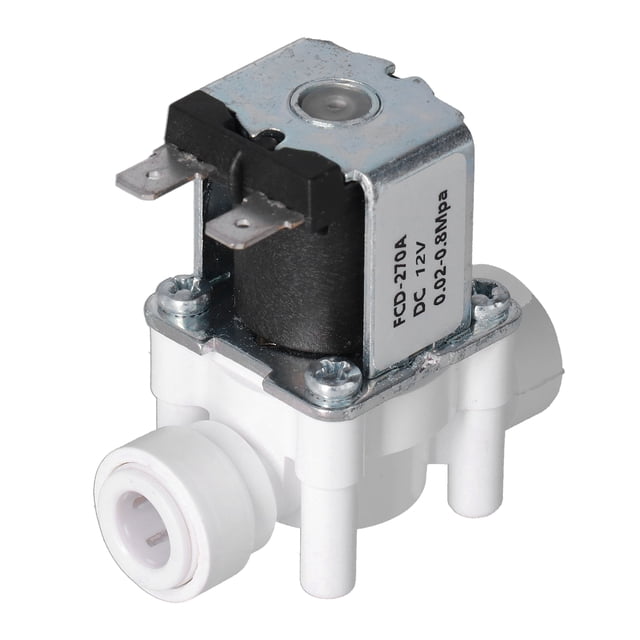 Sailing Válvula solenoide eléctrica: conector rápido de 3/8 pulg., normalmente cerrada, 12 V CC