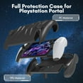 thumbnail image 2 of Full Protective Case for Playstation Portal - Detachable Front Shell Cover Case for PS Portal Remote Player - Anti-Slip TPU Protector Case for PS5 Portal with Built-it Kickstand (Black), 2 of 8