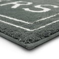 thumbnail image 3 of Mohawk Home Hers Knitted Plush Pile Washable Polyester Non-Slip Bath Mat, Pewter, 1'8" x 2'10", 3 of 8