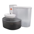 thumbnail image 1 of Gibradero Autico de Mascotas, Separación de Aguas residuales Limpias de Recarga de Reverso de 3l Cazón de Agua de Gato Auticó de Agua para Gatos Interiores, 1 of 7