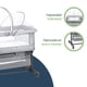 thumbnail image 4 of Cuna de Viaje Desmontable - Altura Ajustable de 6 Niveles - Tapiz Hipoalergénico - Para Recién Nacidos hasta 9 Kg Bebesit  Bassinet, 4 of 8