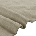 thumbnail image 5 of TWOPAGES Linen Blend Drape 84 W X 72 L Inch Room Darkening Grommet Top Privacy Protection Drape for Patio Door, 1 Panel, Grey Beige, 5 of 6