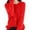296#Red, variant on Women's Long Sleeve Button Down Crew Neck Classic Sweater Knit Cardigan Camel L