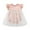 Pink, variant on Kkkded Newborn Baby Girls Summer Dresses Princess Dress Toddler Short Sleeve Skirt Dress Gauze Dress Kids Flower Girl Dress,Sizes 1M-3Years