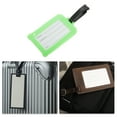 thumbnail image 4 of Unique Bargains 1 Pc Aircraft Luggage Tag for Travelling Green Soft Rubber, 4 of 4