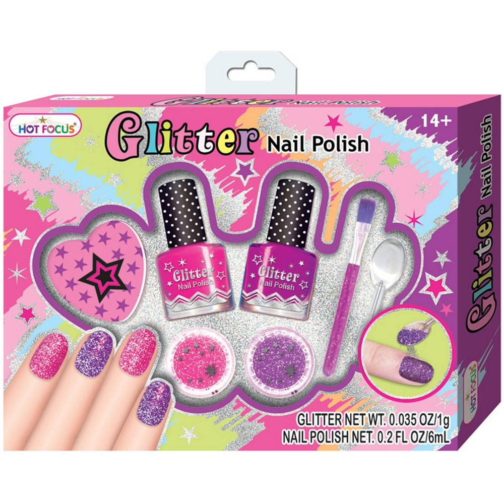 Focus Glitter Nail Polish Set