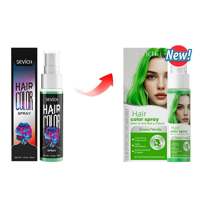 Disposable Dye Spray Instant Color Change for Halloween and Christmas Party