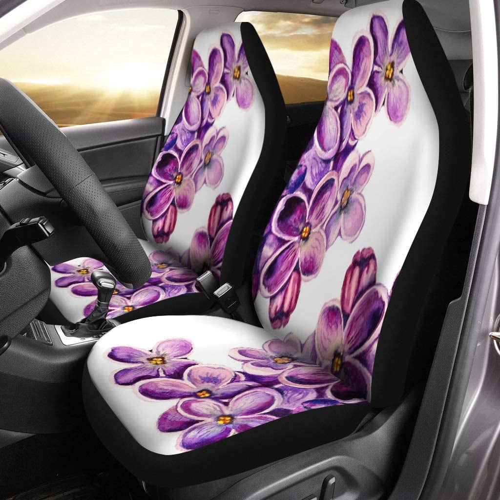 Colorful Watercolor birds Floral flowers Car Back Seat Pet Covers, offers Backseat Seat Covers, Seat Protector, Car Accessories, Abstract Art