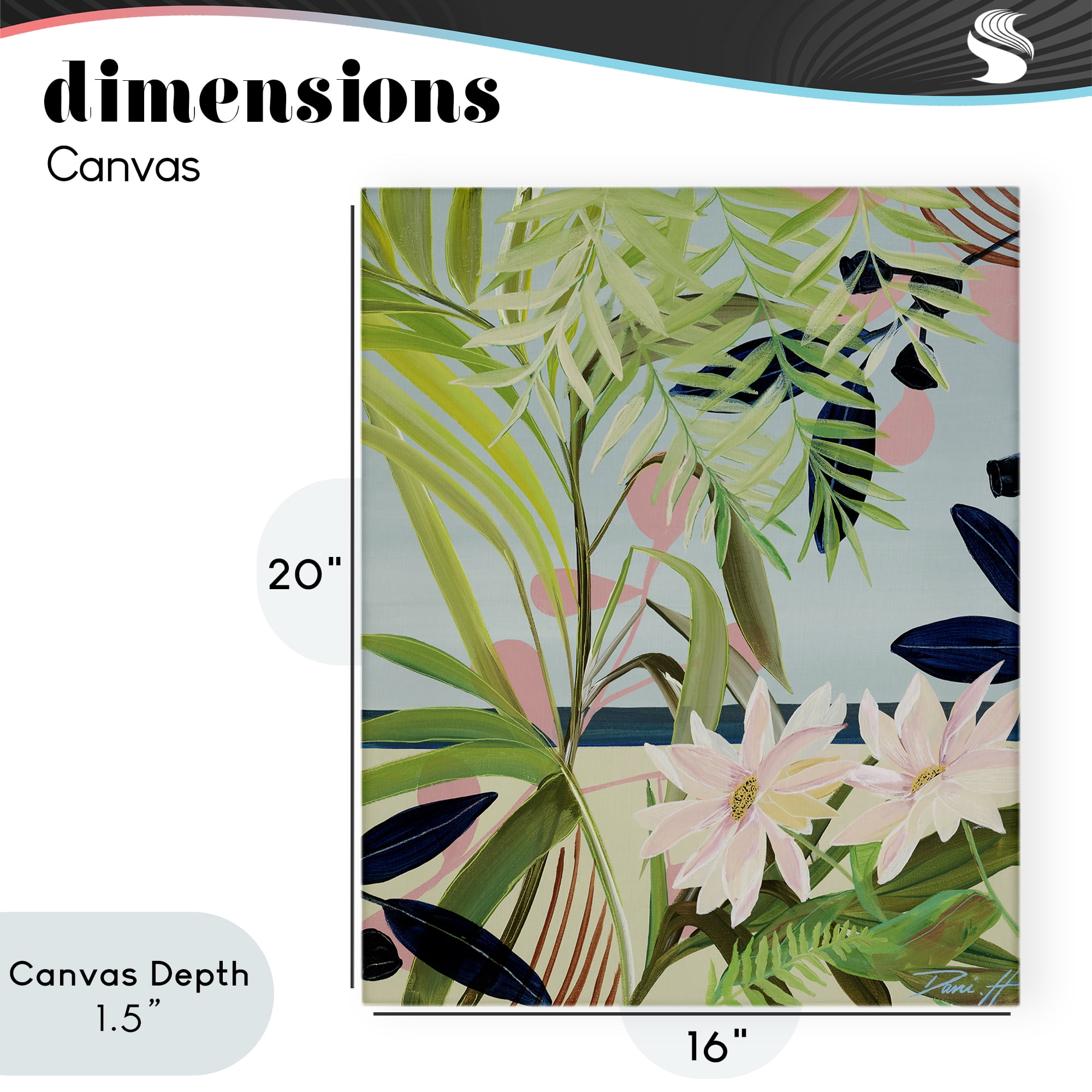 Stupell Industries Discovery of Lush Plants Canvas Wall Art, design by Dani Heyward