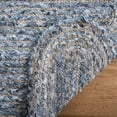 thumbnail image 5 of Indian Handmade Braided Blue Color Cotton , Denim with Natural Jute Area Rugs , Home Decor Carpet Size 2.6 x 6 Feet ( 75 cm x 180 cm ), 5 of 5