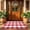 Red, variant on Large Thanksgiving Doormat Plaid Rug, Handwoven Checkered Floor Mat, Stylish Indoor Outdoor Rug for Entryway, Porch, Kitchen, Living Room, Dining Room And Seasonal Holiday Home Decoration Scenarios