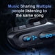 thumbnail image 4 of Motorcycle Bluetooth Helmet Headset Half-Duplex Intercom IP56 Waterproof Intelligent Voice Assistan, 4 of 5