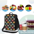 thumbnail image 4 of Fotbe Retro Video Game Lonchera Bolsa de Almuerzo para Hombres y Mujeres, Lonchera de Gran Capacidad, Bolsa de Almuerzo Reutilizable, Bolsa Térmica Aislante, 4 of 7