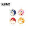 thumbnail image 4 of Lindos amuletos flotantes de dibujos animados de Sonics Anime para hacer joyas, suministros para hacer medallones, componentes, flores, accesorios con dijes de corazón, 4 of 5