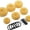 Gold, variant on Donut Hair Bun Maker Set, 7 Pieces Hair Bun Makers (1 extra-large, 2 large, 2 medium and 2 small), 5 pieces Hair Elastic Bands, 20 pieces Hair Pins, Tan Color
