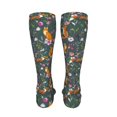 thumbnail image 6 of Yiaed Wolf Fox In Flower Forest Print Great elasticity Adult Stockings Sports socks for Men and Women-One Size, 6 of 8