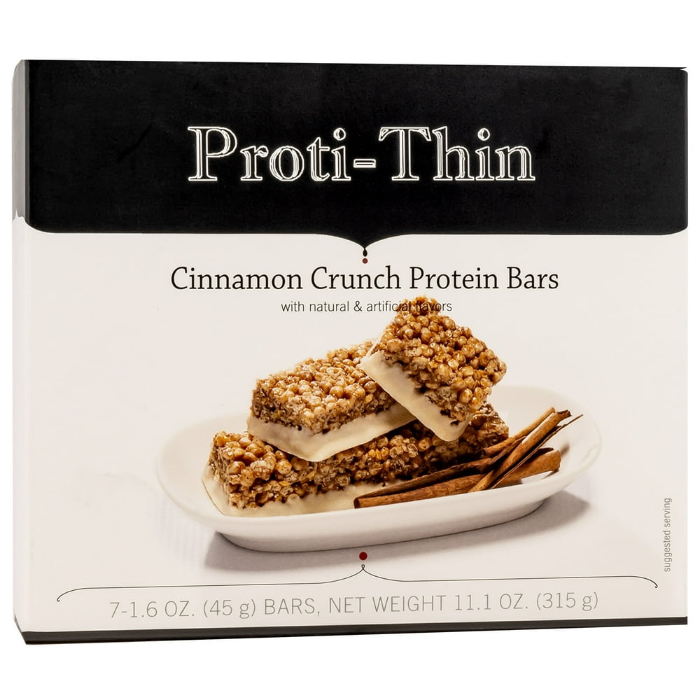 ProtiThin Cinnamon Crunch Protein Bar Ideal Protein Compatible