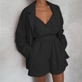 thumbnail image 1 of Conjunto a juego de pantalones cortos para mujer Trajes de viaje de verano Temperamento Traje de vacaciones FLhrweasw Nuevo, 1 of 9