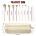 thumbnail image 3 of Livhil 10 Pcs Pink Makeup Brushes Set, Soft Makeup Brushes with Pouch, Eyeshadow Brushes Easy-taken Full Face Cosmetic Brushes for Beginners, 3 of 8