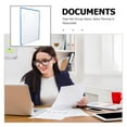 thumbnail image 3 of Blue Hanging File Organizer with Transparent Pockets for Home Office Storage Plastic, 3 of 8
